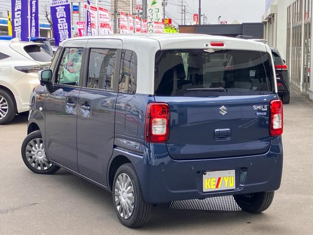 ワゴンＲスマイル ハイブリッドＳ　４ＷＤ　スズキセーフティサポート　社外ナビ　地デジＴＶ　Ｂｌｕｅｔｏｏｔｈ　バックカメラ　シートヒーター　両側電動スライドドア　ハイビームアシスト　ＥＴＣ　コーナーセンサー　衝突被害軽減装置　　禁煙車（11枚目）