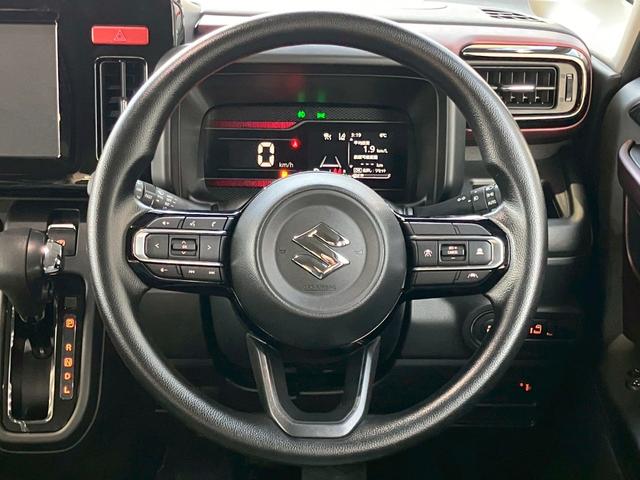 スペーシアカスタム ハイブリッドGS 4WD 届出済未使用車 追従レーダークルーズ 標識認知機能 レーンアシスト 誤発進抑制機能 コーナーセンサー シートヒーター USB充電 片側電動スライドドア LEDヘッドライト ハイビームアシスト(25枚目)