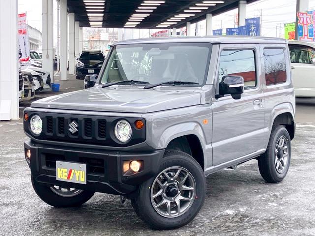 ジムニー ＸＣ　４ＷＤ／届出済未使用車／５型／デュアルセンサーブレーキサポートＩＩ／アダプティブクルーズコントロール／後方誤発信抑制機能／シートヒーター／コーナーセンサー／ＬＥＤヘッドライト／横滑り防止／背面タイヤ（9枚目）