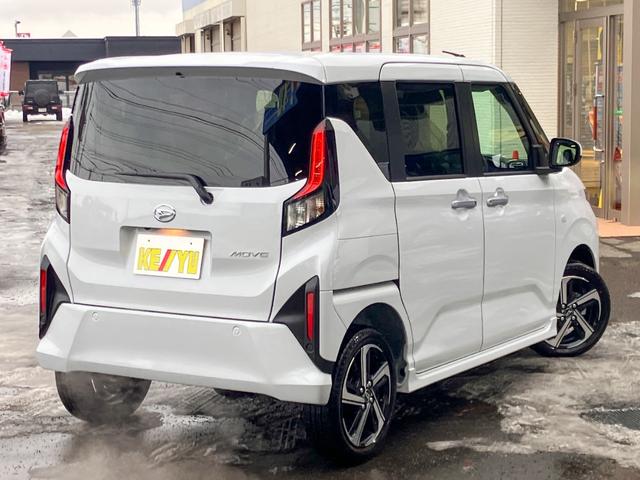 ムーヴ ＲＳ　４ＷＤ／届出済未使用車／パノラマモニター／両側電動スライドドア／シートヒーター／フルＬＥＤヘッドランプ／エマージェンシーストップシグナル／コーナーセンサー／全車速追従機能付ＡＣＣ／サイドビューランプ（15枚目）