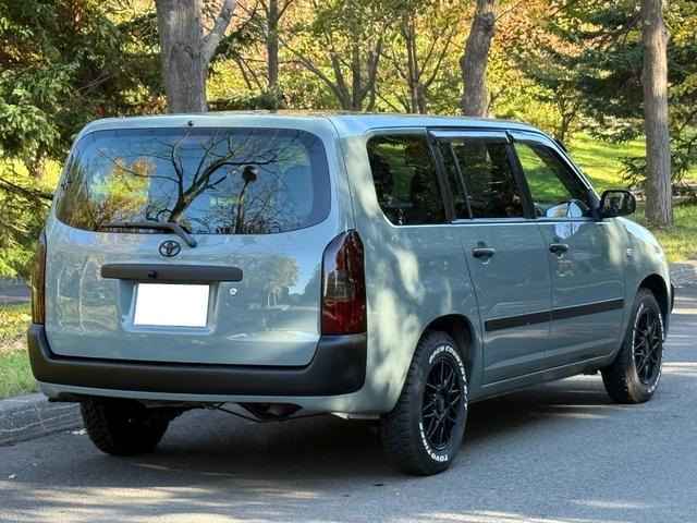 プロボックスワゴン Ｆ　エクストラパッケージリミテッド　４ＷＤ／全塗装グレー／ホワイトレター／社外アルミ／夏・冬タイヤセット／５速マニュアル／ＬＥＤヘッドライト／スモークテールランプ（8枚目）