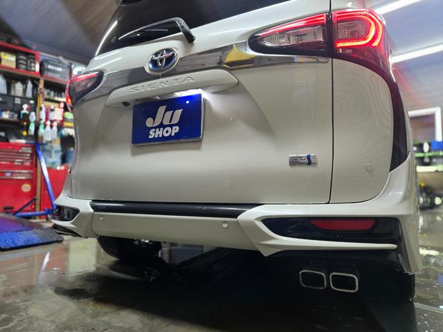 シエンタ ハイブリッドG クエロ モデリスタフルエアロ・両側パワスラ・ドラレコ前後・オートクルーズ・横滑り防止・衝突軽減・オートハイビーム・Bluetoothナビ/TV/アラウンドビューモニター・スペアキー・定員7名・シートヒーター(17枚目)