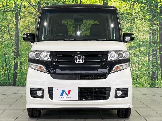 N-BOXカスタム G・ターボLパッケージ 両側電動ドア 純正DA バックカメラ レーダークルーズ 禁煙車 コーナーセンサー スマートキー HIDヘッド オートエアコン 純正15インチアルミ CD 地デジ LEDフォグ(15枚目)