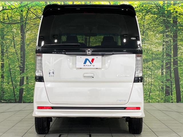 N-BOXカスタム G・ターボLパッケージ 両側電動ドア 純正DA バックカメラ レーダークルーズ 禁煙車 コーナーセンサー スマートキー HIDヘッド オートエアコン 純正15インチアルミ CD 地デジ LEDフォグ(16枚目)