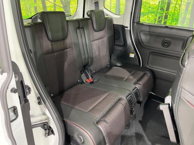 スペーシアカスタム ハイブリッドXS 届出済未使用車 両側電動ドア 衝突被害軽減システム レーダークルーズ ハーフレザーシート コーナーセンサー スマートキー LEDヘッド オートハイビーム 車線逸脱警報 オートライト(10枚目)