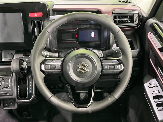 スペーシアカスタム ハイブリッドXS 届出済未使用車 両側電動ドア 衝突被害軽減システム レーダークルーズ ハーフレザーシート コーナーセンサー スマートキー LEDヘッド オートハイビーム 車線逸脱警報 オートライト(12枚目)