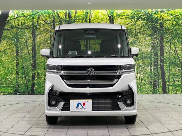 スペーシアカスタム ハイブリッドXS 届出済未使用車 両側電動ドア 衝突被害軽減システム レーダークルーズ ハーフレザーシート コーナーセンサー スマートキー LEDヘッド オートハイビーム 車線逸脱警報 オートライト(16枚目)