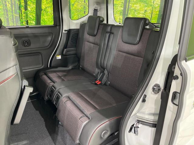 スペーシアカスタム ハイブリッドXS 届出済未使用車 両側電動ドア 衝突被害軽減システム レーダークルーズ ハーフレザーシート コーナーセンサー スマートキー LEDヘッド オートハイビーム 車線逸脱警報 オートライト(34枚目)