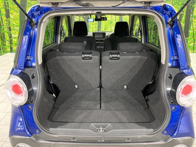 普段のお買い物や通勤、送迎等に十分な荷室スペースを確保しております。セカンドシートを倒すと、大きな荷物の積載も可能です♪