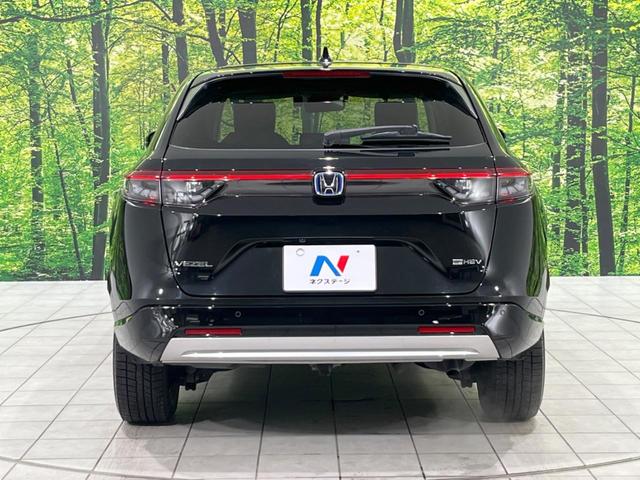 ヴェゼル e:HEV Z 4WD 純正ナビ バックカメラ 寒冷地仕様 衝突軽減 禁煙車 電動リアゲート ハーフレザーシート ドラレコ コーナーセンサー スマートキー LEDヘッド ビルトインETC 純正16インチアルミ(15枚目)