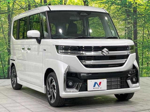スペーシアカスタム ハイブリッドＸＳ　届出済未使用車　両側電動スライドドア　セーフティサポート　コーナーセンサー　スマートキー　ＬＥＤヘッド　純正１５インチアルミ　オートハイビーム　車線逸脱警報　オートライト　オートエアコン（17枚目）