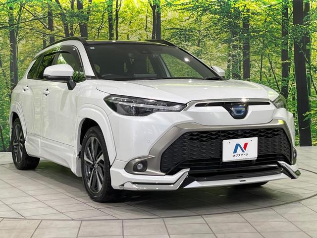 カローラクロス ハイブリッド　Ｚ　４ＷＤ　１０インチ純正ナビ　パノラマルーフ　フルエアロ　　全周囲カメラ　寒冷地仕様　衝突被害軽減　レーダークルーズ　禁煙車　電動リアゲート　パワーシート　ドラレコ　コーナーセンサー　スマートキー（18枚目）