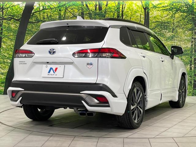 カローラクロス ハイブリッド　Ｚ　４ＷＤ　１０インチ純正ナビ　パノラマルーフ　フルエアロ　　全周囲カメラ　寒冷地仕様　衝突被害軽減　レーダークルーズ　禁煙車　電動リアゲート　パワーシート　ドラレコ　コーナーセンサー　スマートキー（19枚目）