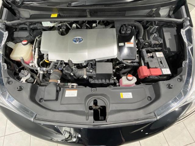 プリウス Ｓ　純正ＳＤナビ　バックカメラ　寒冷地仕様　衝突被害軽減システム　レーダークルーズ　禁煙車　ドラレコ　コーナーセンサー　スマートキー　ＬＥＤヘッド　ビルトインＥＴＣ　オートハイビーム　車線逸脱警報（19枚目）