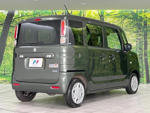 スペーシア ハイブリッドG セーフティサポート 禁煙車 スマートキー シートヒーター コーナーセンサー 車線逸脱警報 オートライト オートエアコン CDプレーヤー 盗難防止装置 プライバシーガラス アイドリングストップ(18枚目)