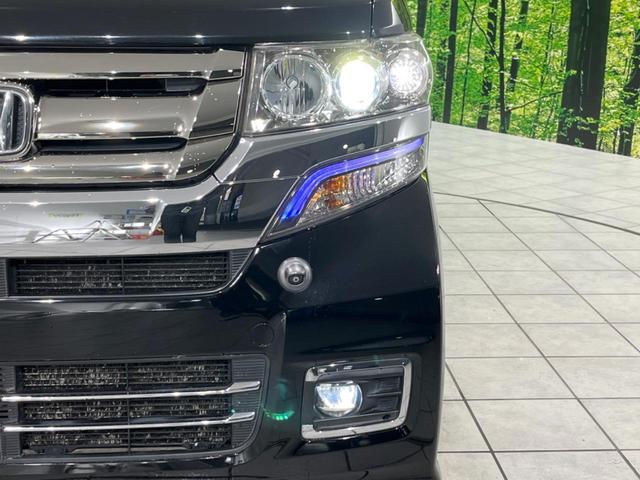 N-BOXカスタム G・ターボLパッケージ ターボ 両側電動ドア 純正SDナビ フロント・バックカメラ 衝突被害軽減システム 禁煙車 ハーフレザーシート スマートキー HIDヘッド ETC クルコン 純正15インチアルミ オートライト(11枚目)