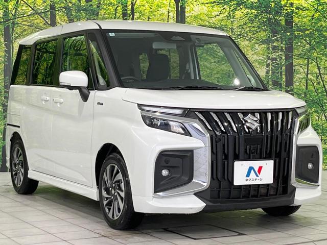 ソリオバンディット ハイブリッドＭＶ　両側電動スライドドア　セーフティサポート　禁煙車　純正ディスプレイオーディオ　全周囲カメラ　レーダークルーズ　ＥＴＣ　Ｂｌｕｅｔｏｏｔｈ　フルセグ　ドライブレコーダー　スマートキー　シートヒーター（17枚目）