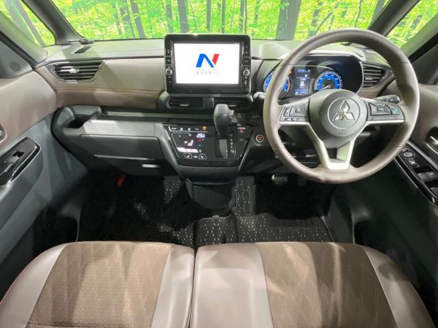 ｅＫクロススペース Ｇ　純正９インチＳＤナビ　両側パワスラ　全周囲カメラ　衝突被害軽減システム　レーダークルーズ　ハーフレザーシート　ドラレコ　コーナーセンサー　スマートキー　ＬＥＤヘッド　ルーフレール　ＥＴＣ（2枚目）