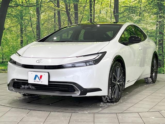 プリウス Z ガラスルーフ トヨタチームメイト セーフティセンス 禁煙車 純正12.9インチナビ 全周囲カメラ 寒冷地仕様 レーダクルーズ ETC Bluetooth フルセグ ブラインドスポットモニター(69枚目)