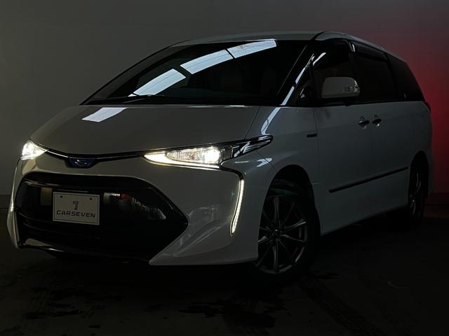 エスティマハイブリッド アエラス スマート 4WD/純正9型ナビ/Bカメラ/TV/寒冷地仕様/ドラレコ前後/両側パワースライドドア/衝突軽減/LEDヘッドライト/リアオートエアコン/パワーシート/シートヒータ/スペア/ETC/AC100V電源(3枚目)