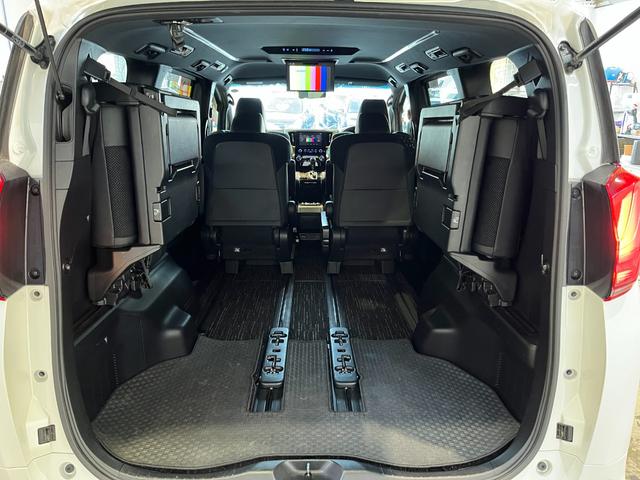 アルファード 2.5S タイプゴールドIII 4WD/夏冬タイヤ付/13.3型フリップダウン/寒冷地/エンスタ/Bカメラ/TV/Pバックドア/両側Pスラ/LEDヘッド/LEDフォグ/BSM/セーフティセンス/スペア/ETC/AC100V電源(56枚目)