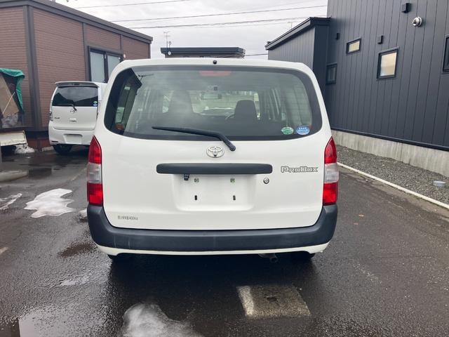 プロボックス ＤＸコンフォート　４ＷＤ　電動電格ミラー　バックカメラ　ワンセグＴＶ　パワーウインドウ　キーレス　ナビＴＶ　ＥＴＣ　運転席エアバック　助手席エアバッグ　ドラレコ付き　ＥＳＣ　パワーステアリング　ＡＢＳ（9枚目）