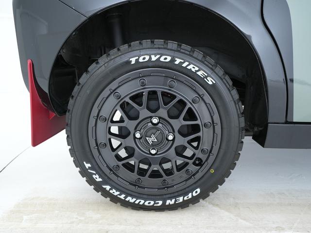 デリカミニ Ｔ　プレミアム　アップサス　バンパーガード（ＤＡＮＳＨＡＱ）　オープンカントリー　ナイトロパワーＭ２９スティンガーホイール　社外ステンレスマフラー　マッドフラップ　ナビ　マルチアラウンドモニター　エンジンスターター（7枚目）