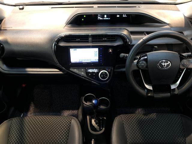 アクア クロスオーバー　ＥＣＯモード　Ｂカメラ　地デジ　イモビライザー　ナビＴＶ　エアコン　ＬＥＤ　ＥＳＣ　アルミホイール　キーフリー　ＤＶＤ再生可　パワーステアリング　パワーウィンドウ　メモリーナビ　ＡＢＳ　寒冷地仕様車（2枚目）