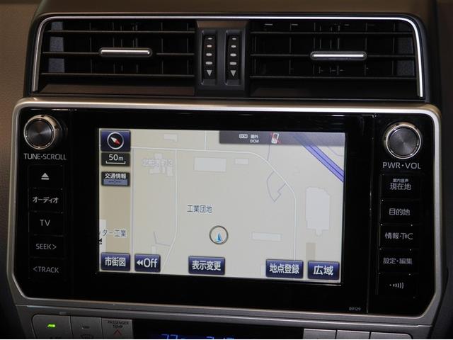 ランドクルーザープラド ＴＸ　Ｌパッケージ　サンル－フ　横滑り防止機能　Ｂカメ　ナビＴＶ　衝突被害軽減　ワンオーナ　アルミ　運転席パワーシート　寒冷地仕様車　フルタイム４ＷＤ　本皮シート　クルコン　メモリーナビ　ＥＴＣ車載器　フルセグ地デジＴＶ（18枚目）