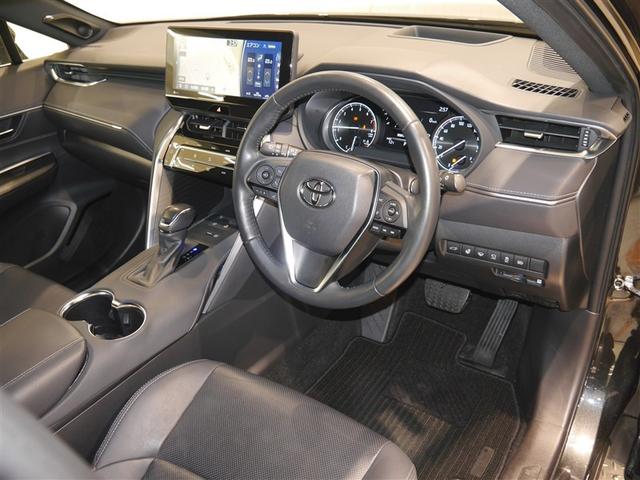 ハリアー Z レザーパッケージ イモビ バックモニター プリクラッシュセーフティ ナビ&TV LEDヘッド 1オーナー クルコン 横滑防止装置 メディアプレイヤー接続 地デジTV レザーシート ドライブレコーダー 4WD ETC(4枚目)