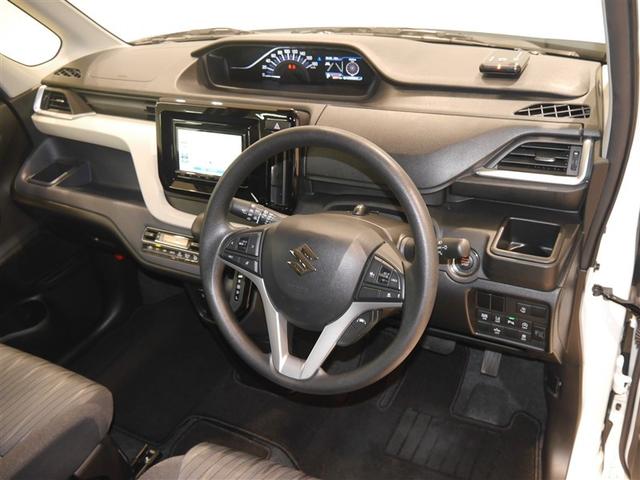 ソリオ ハイブリッドＭＸ　Ｗエアバック　メモリ－ナビ　Ｒカメラ　キーレス　フルセグＴＶ　フルオートエアコン　クルコン　盗難警報装置　スマートキー　ＡＢＳ　パワーウィンド　レンタカーアップ　ＥＴＣ　アルミホイール　アイストップ（4枚目）