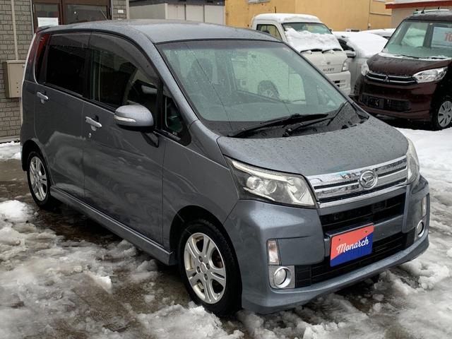 ムーヴ カスタム　ＲＳ　ＳＡ　４ＷＤ　ターボ　純正メモリーナビ地デジＴＶ　バックカメラ　ＨＩＤヘッドライト　スマートキー　プッシュスタート　ＥＴＣ　タイミングチェーン　ベンチシート（5枚目）