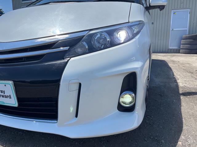 エスティマ アエラス　ＲＡＹＳ１９インチアルミ　両側パワースライドドア　ＡＬＰＩＮＥ後席モニター　夏冬タイヤアルミ付き　テイン車高調　社外スピーカツイーター（15枚目）