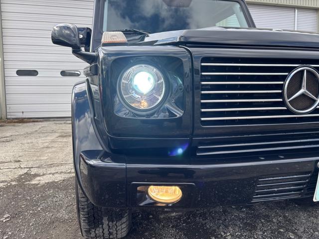 Ｇクラス 　左ハンドル　後席ヘッドレスモニター　社外ナビ　Ｂｌｕｅｔｏｏｔｈ　バックモニター　ウッドコンビハンドル　サンルーフ　セラミックコーティング済（11枚目）