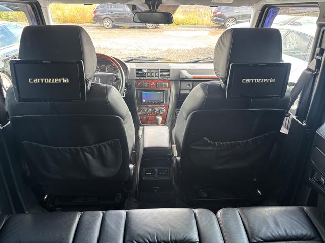 Ｇクラス 　左ハンドル　後席ヘッドレスモニター　社外ナビ　Ｂｌｕｅｔｏｏｔｈ　バックモニター　ウッドコンビハンドル　サンルーフ　セラミックコーティング済（45枚目）