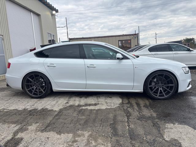 A5スポーツバック 2.0TFSIクワトロ 2.0TFSIクワトロ(4名)Sラインパッケージ VOSSEN20インチアルミ ブラックレザーシート 車高調 シートヒーター パワーシート エンジンスターター スマートキー(9枚目)