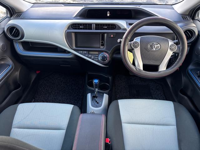 アクア Ｓ　ナビ　バックモニター　地デジ　Ｂｌｕｅｔｏｏｔｈ　夏冬タイヤ　スマートキー　寒冷地仕様（23枚目）