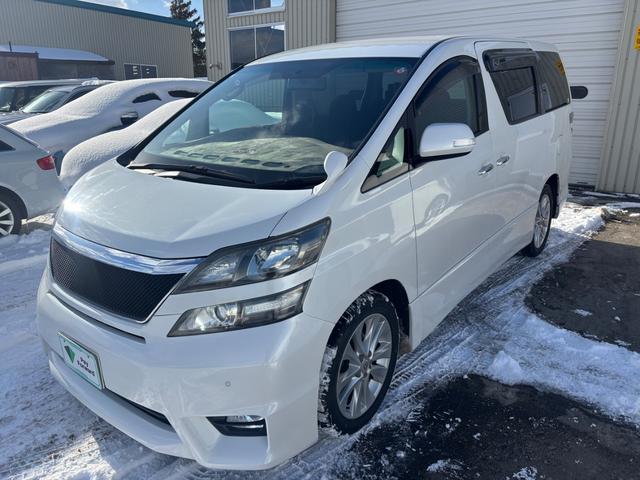 ヴェルファイア 2.4Z 両側電動スライドドア 純正後席モニター ナビ 地デジBluetooth バックモニター BBS19インチ夏タイヤアルミ付 新品スタッドレスタイヤ スマートキー エンジンスターター 前後ドラレコ(17枚目)