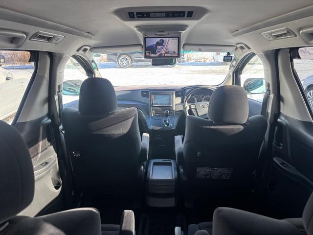 ヴェルファイア 2.4Z 両側電動スライドドア 純正後席モニター ナビ 地デジBluetooth バックモニター BBS19インチ夏タイヤアルミ付 新品スタッドレスタイヤ スマートキー エンジンスターター 前後ドラレコ(48枚目)