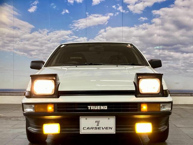 スプリンタートレノ 　買取車両　ディーラー車検整備済車両　前後ドライブレコーダー　禁煙車バケットシート　ガラスコーティング施工済み　ローダウン　タイミングベルト１７９，２６５ｋｍ交換済み（3枚目）