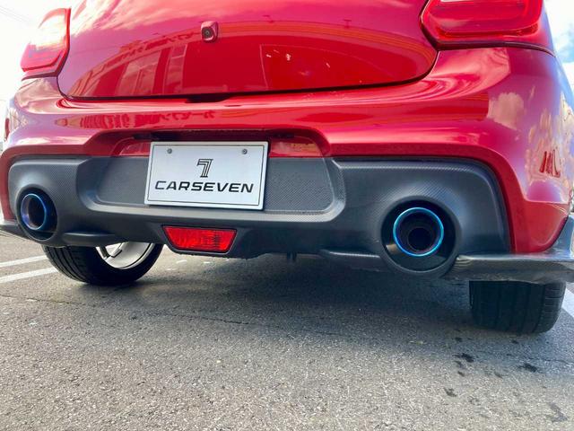 スイフトスポーツ ベースグレード VOLK RACING 夏冬タイヤ付 GReddyスポイラー GReddyダンパー GReddyブローオフバルブ、インタークーラー、ステアリング、マフラー クスコタワーバー ダウンサスRSR(12枚目)