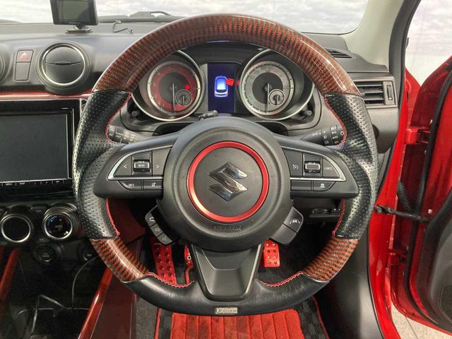 スイフトスポーツ ベースグレード VOLK RACING 夏冬タイヤ付 GReddyスポイラー GReddyダンパー GReddyブローオフバルブ、インタークーラー、ステアリング、マフラー クスコタワーバー ダウンサスRSR(16枚目)