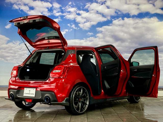 スイフトスポーツ ベースグレード VOLK RACING 夏冬タイヤ付 GReddyスポイラー GReddyダンパー GReddyブローオフバルブ、インタークーラー、ステアリング、マフラー クスコタワーバー ダウンサスRSR(36枚目)