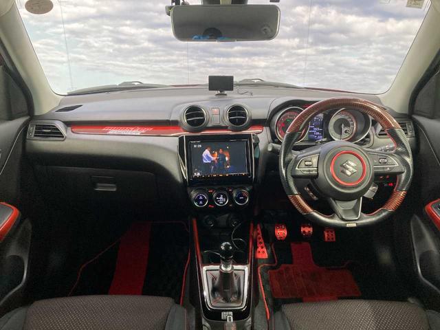 スイフトスポーツ ベースグレード VOLK RACING 夏冬タイヤ付 GReddyスポイラー GReddyダンパー GReddyブローオフバルブ、インタークーラー、ステアリング、マフラー クスコタワーバー ダウンサスRSR(39枚目)