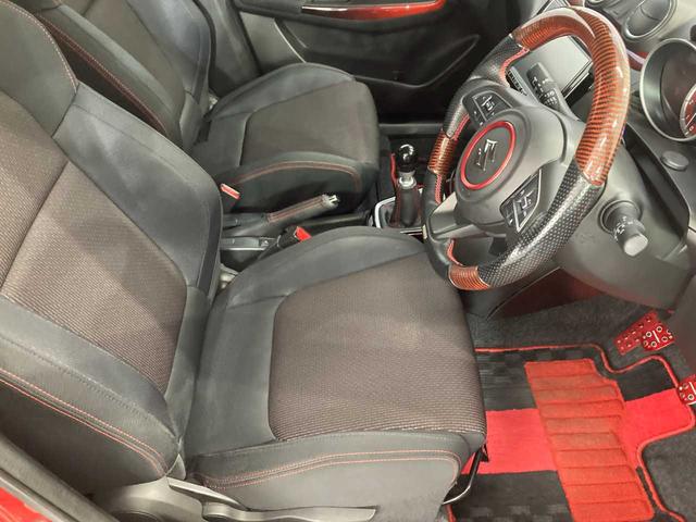 スイフトスポーツ ベースグレード VOLK RACING 夏冬タイヤ付 GReddyスポイラー GReddyダンパー GReddyブローオフバルブ、インタークーラー、ステアリング、マフラー クスコタワーバー ダウンサスRSR(49枚目)