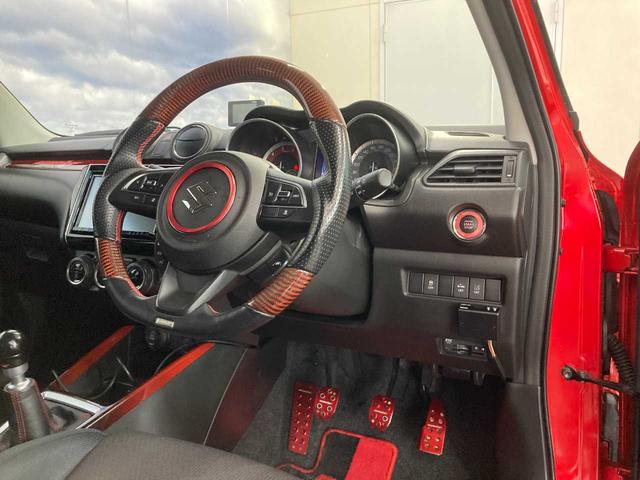 スイフトスポーツ ベースグレード VOLK RACING 夏冬タイヤ付 GReddyスポイラー GReddyダンパー GReddyブローオフバルブ、インタークーラー、ステアリング、マフラー クスコタワーバー ダウンサスRSR(50枚目)