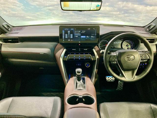 ハリアー Ｚ　レザーパッケージ　寒冷地仕様　夏冬タイヤ付　パノラマルーフ　ＪＢＬサウンド　アラウンドビューモニター　メモリナビ　デジタルインナーミラー　ＥＴＣ２．０　レーダークルーズ　本革電動シート　シートヒーター・シートエアコン（4枚目）