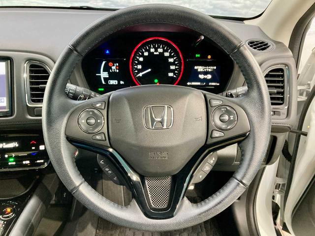 ヴェゼル ハイブリッドＸ・ホンダセンシング　レーダークルコン　シ－トヒ－タ－　レーンキープ　横滑防止　Ｒカメラ　ドラレコ　ＥＴＣ車載器　サイドエアバック　ＤＶＤ再生　４ＷＤ　Ｂｌｕｅｔｏｏｔｈ接続　寒冷地仕様　ＬＥＤヘッドライト　フルセグＴＶ（34枚目）