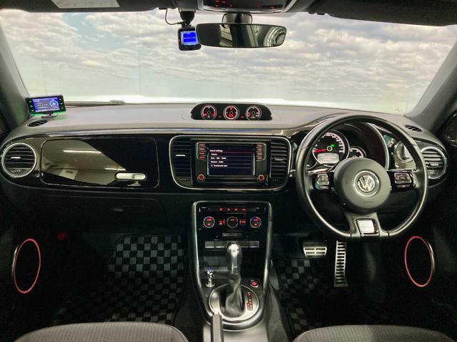 ザ・ビートル サウンド 夏冬タイヤ付き エンジンスターター 1オーナー オートクルーズコントロール USB ETC バックカメラ Bluetooth搭載 ターボ ローダウン CD ドライブレコーダー 禁煙車(2枚目)