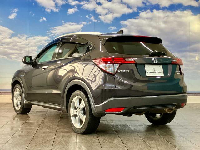 ヴェゼル ハイブリッドＸ・Ｌパッケージ　Ｂｌｕｅｔｏｏｔｈ対応　メモリナビ　寒冷地　ナビ＆ＴＶ　Ｒカメラ　フルタイム４ＷＤ　盗難防止システム　ＬＥＤライト　シートヒータ　キーレス　オートクルーズコントロール　電動格納ミラー　サイドＳＲＳ（17枚目）